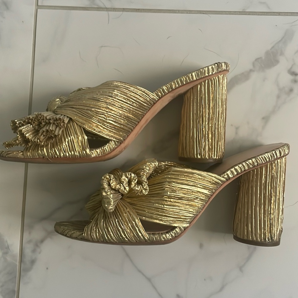 Loeffler Randall Gold Heels